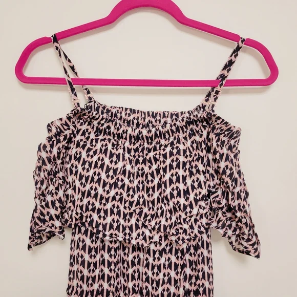 SPRING/ SUMMER DRESS Black Pink digital pattern dress - Picture 6 of 12